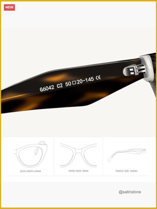 Vintage Retro Cat Eye Acetate Polarized UV Protection Sunglasses main image 7